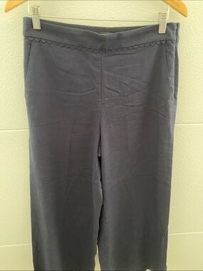 Ann Taylor Wide Leg Pants in Dark Navy
